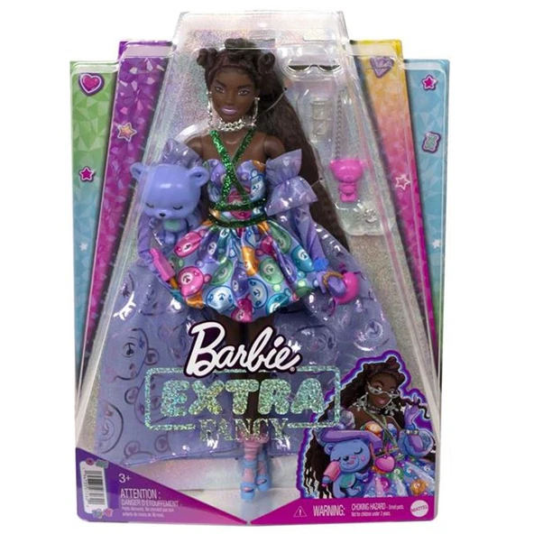 Barbie Extra Fancy Mor Kostümlü Bebek ürün görseli