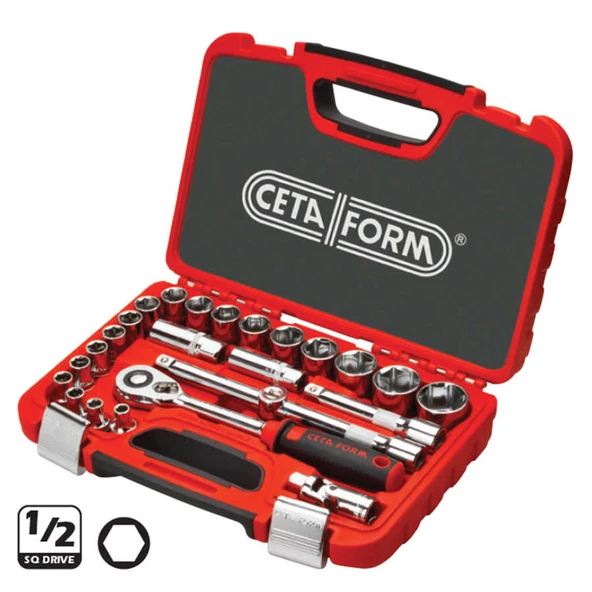 Ceta Form 1/2" 6 Köşe Lokma Takımı 25 Parça - C20-25PH2 ürün görseli