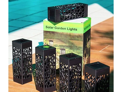 KENPAZAR Dekoratif Solar Güneş Enerjili Bahçe Aydınlatması Yürüyüş Yolu Seti ( 8 Adet ) - 2