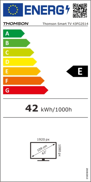 THOMSON 43FG2S14 43" 109 Ekran Uydu Alıcılı Full HD Dolby Audio Google LED TV - 10
