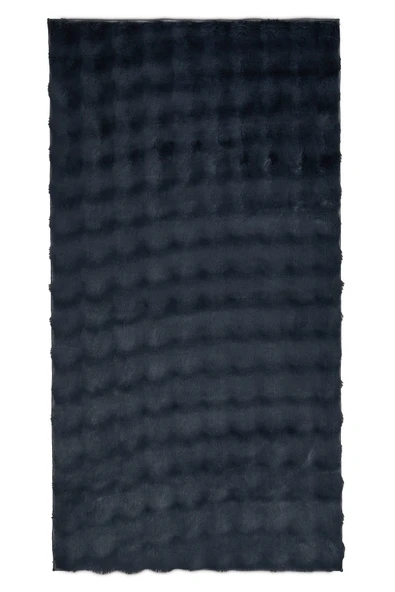 Bubble Apex Kabartmalı Peluş Post Halı Antrasit - Resim 3