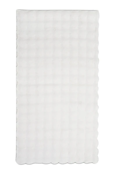 Bubble Apex Kabartmalı Peluş Post Halı Krem - Resim 5