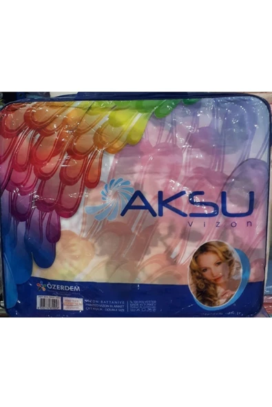 Aksu Kabartmalı Çift Kişilik Battaniye - 4