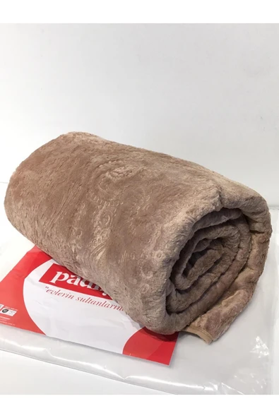 PADİŞAH DESENLİ KAHVERENGİ ÇİFT KİŞİLİK BATTANİYE - 3