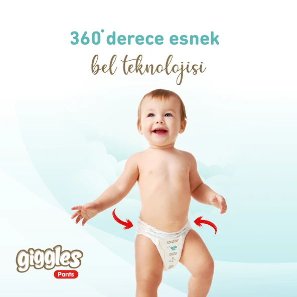 Giggles Pants Külotlu Bebek Bezi 6 Numara XLarge 20 Adet - 3