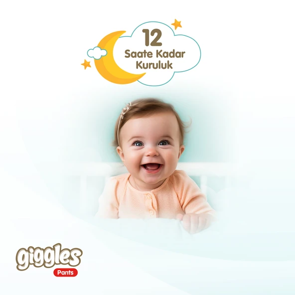 Giggles Pants Külotlu Bebek Bezi 7 Numara XXLarge 16 Adet - 6