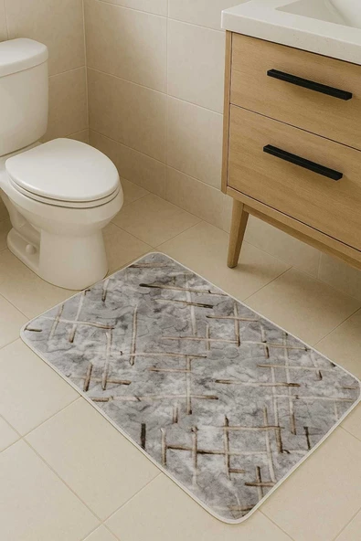 Kaymaz Taban, Yıkanabilir Lavabo Önü Paspası, Banyo Paspası, Duşakabin Önü Paspası, Kolidor paspası