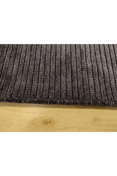 Makroser Sultan 33 Antrasit Viskon Dokulu Kilim - 5