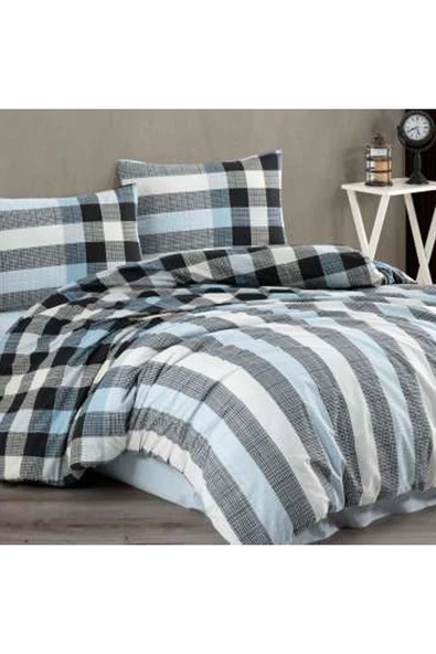 Çift Kişilik Ranforce Nevresim Takımı Solar Bej ürün görseli