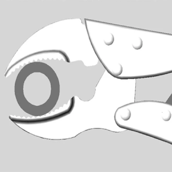 Ceta Form X-Grip Universal Ayarlı Pense 190mm   - E50-190-2 - Resim 2