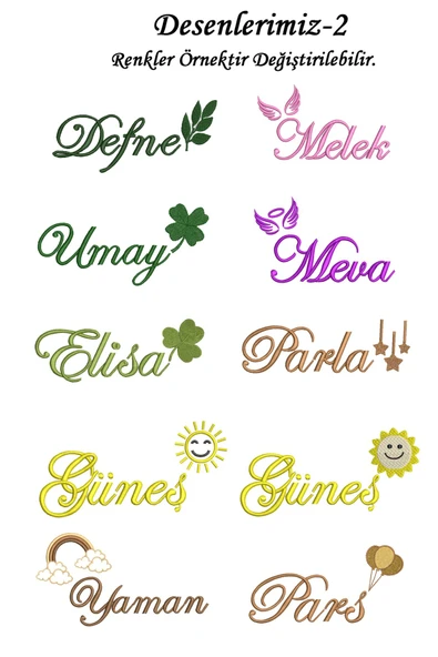 gros shop Yeni Doğan Müslin 3'li Kimono Bağcıklı Tulum %100 Pamuk Organik (Kişiye Özgü İsimli Nakış Desenli) - Resim 6