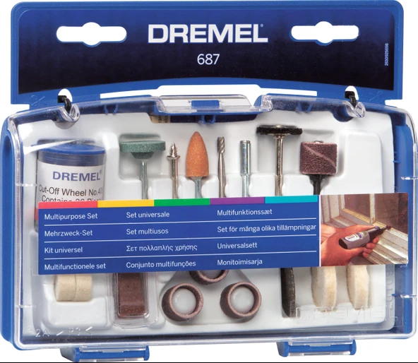Bosch Dremel 687 Çok Amaçlı Aksesuar Seti -  26150687JA
