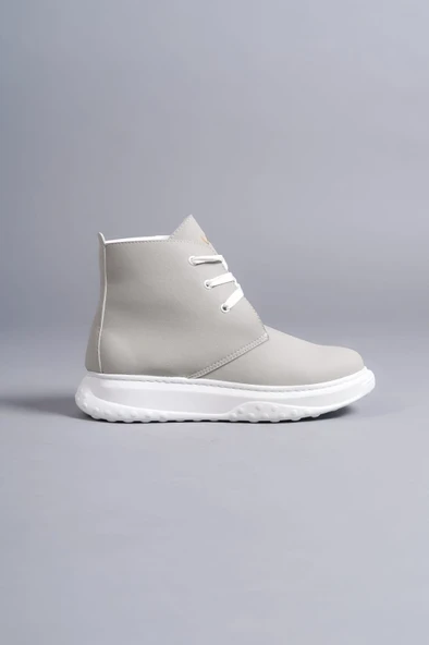 ET204 Franca Bağcıklı Süet Erkek Spor Bot BT - Gri - Resim 4