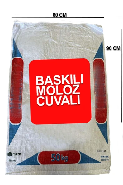 SPRENDA 50 Kg Baskılı Çuval-Fındık Moloz Çuvalı 60*100 (10 Adet) - 3