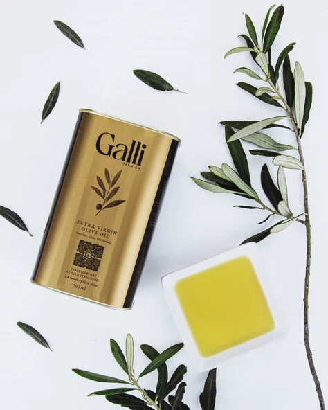 Galli Premium Soğuk Sıkım Natürel Sızma Zeytinyağı 500 ml - İlk Hasat - 2