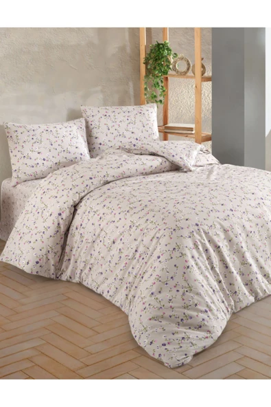 Kristal Tek Kişilik Ranforce Nevresim Takımı Almila - Resim 2