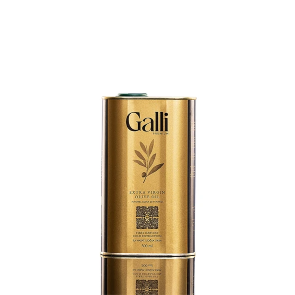Galli Premium Soğuk Sıkım Natürel Sızma Zeytinyağı 500 ml - İlk Hasat