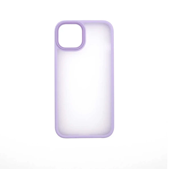 iPhone 13 Mini Kılıf Kenarları Renkli Arkası Mat Kılıf - Resim 7