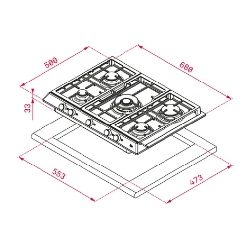 Teka EX 70.1 5G AI AL DR CI NTB Ankastre Ocak - 2
