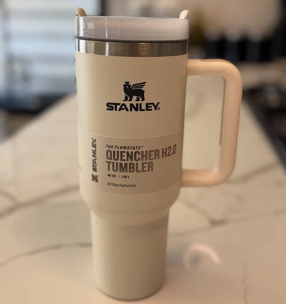 Stanley Termos Bardak Quencher Pipetli 1.18 lt KREM - 1