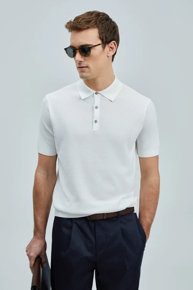 Lufian 111090114 Edwın Erkek Modal Karışımlı Kazak T- Shirt Erkek Tişort - Resim 2