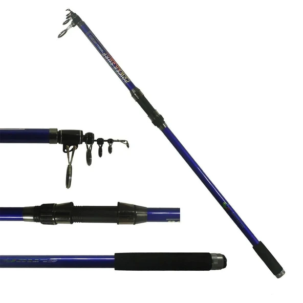 Eurofish Power Surf Blue 3.90m 150-250gr Teleskopik Surf Olta Kamışı - Resim 2
