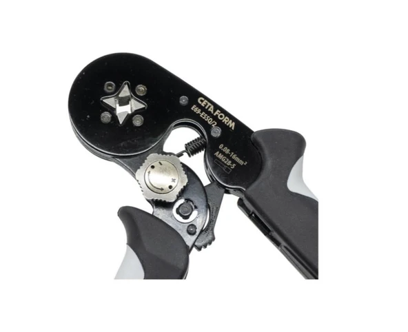 Ceta Kablo Yüksüğü Sıkma Pensesi (Kare Form) - (0.08 - 16 mm2) - E69-ESSQ/2 - Resim 2