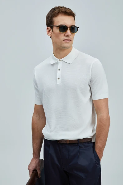 Lufian 111090114 Edwın Erkek Modal Karışımlı Kazak T- Shirt Erkek Tişort - Resim 6