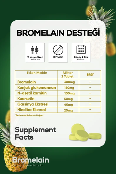 Collagen Life Bromelain 60 Tablet - 5