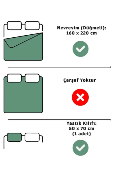 Tek Kişilik Nevresim Seti - Gül Kurusu Saten (ÇARŞAFSIZ) - 3
