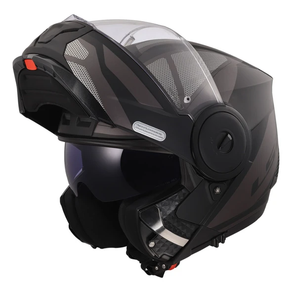  LS2 Scope Axıs Mat Siyah-Tıtanium Kask M Beden - 3