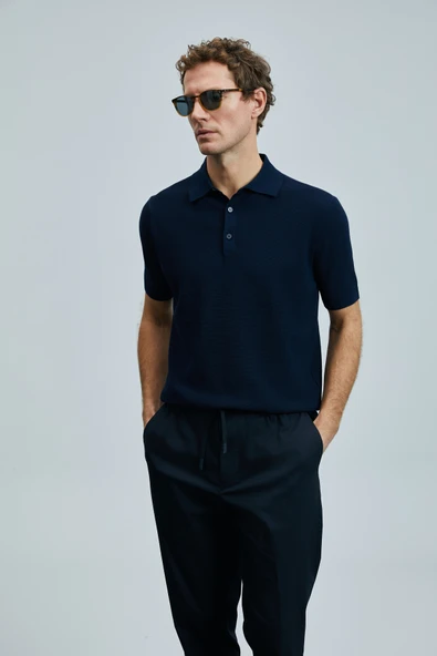 Lufian 111090114 Edwın Erkek Modal Karışımlı Kazak T- Shirt Erkek Tişort - Resim 9