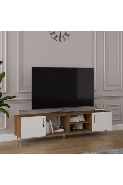 Tv Ünitesi Ceviz & Beyaz T-17 - 3