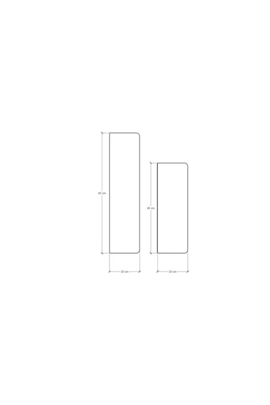 Modern Organizer Düzenleyici Dekoratif 2'li Kitaplık Banyo Mutfak Duvar Rafı - 10