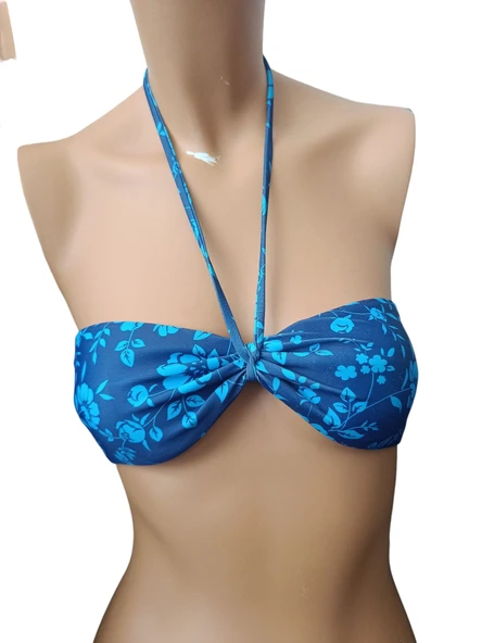 Bikini ,Brezilyan Kesim Straplez Bikini, Çıkarılabilir Pedli Bikini, Plaj Giyim - 3