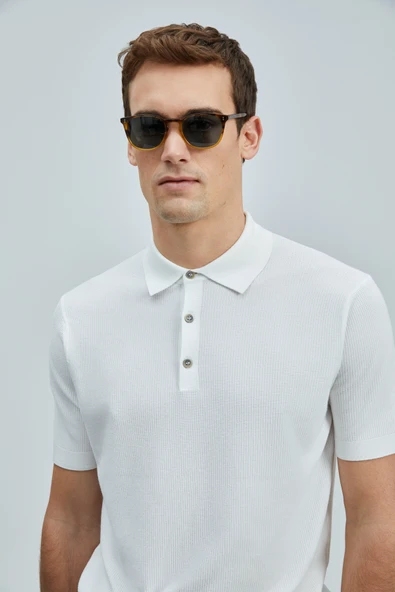 Lufian 111090114 Edwın Erkek Modal Karışımlı Kazak T- Shirt Erkek Tişort - Resim 5