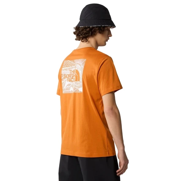 The North Face Redbox Celebration Erkek Turuncu Tişört NF0A87NVPCO - 2
