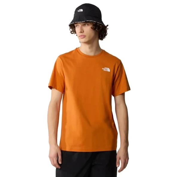 The North Face Redbox Celebration Erkek Turuncu Tişört NF0A87NVPCO