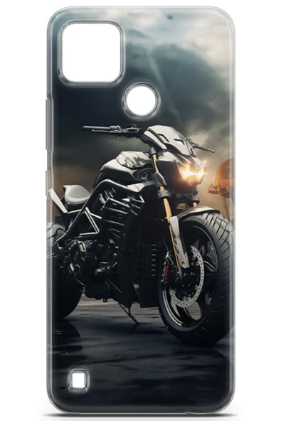 Uvilda Realme C25y Uyumlu Otomoto 2 Telefon Kabı Spor Motor - 2