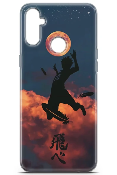 Uvilda Realme C3 Uyumlu Manga 9 Telefon Kabı Hinata Haikyuu - 2