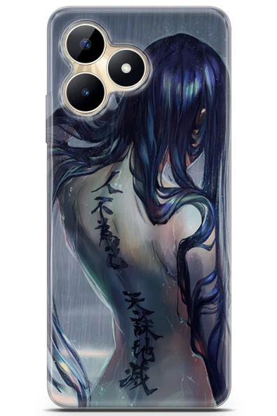 Uvilda Realme C53 Uyumlu Girls 20 Baskılı Telefon Kabı Dövmelerim
