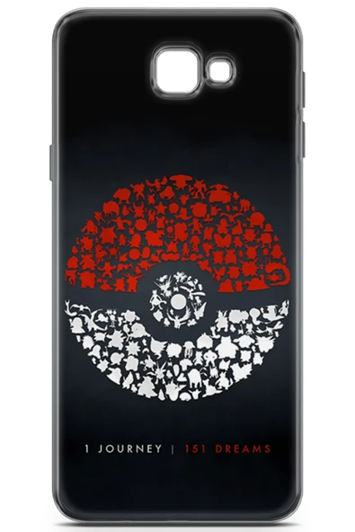 Uvilda Samsung Galaxy J5 Prime Uyumlu Pokemon 25 Baskılı Telefon Kabı Pokemon Go Toplaşma - 2