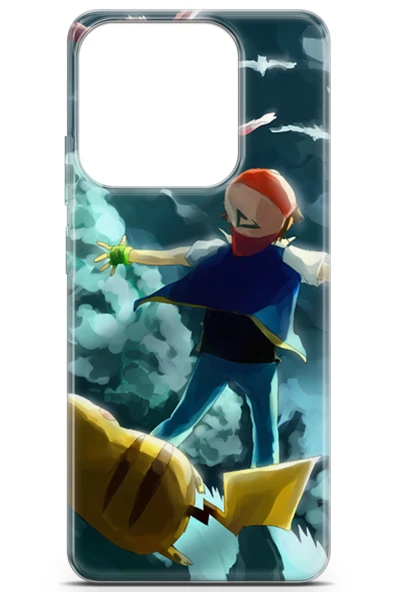 Uvilda Realme C61 Uyumlu Pokemon 19 Baskılı Telefon Kabı Spearow Pokemon - 2