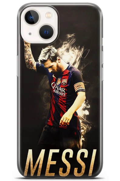 Uvilda Apple iPhone 13 Mini Uyumlu Futbol 2 Telefon Kabı Lionel Messi