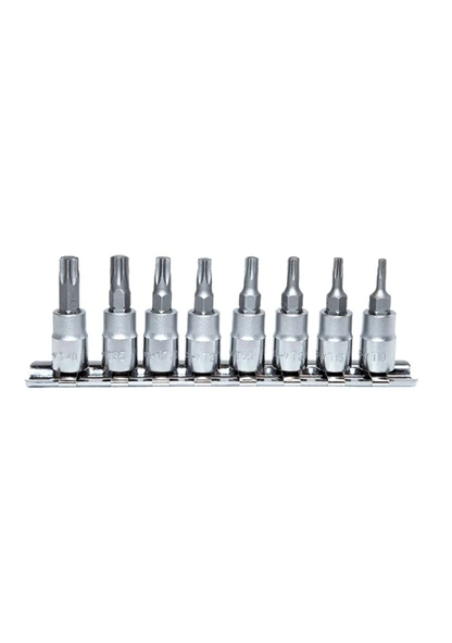 NT Tools NCSET14T 7 Parça 1/4" CR-V Torx Lokma Seti