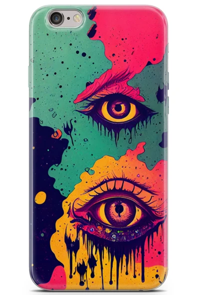 Uvilda Apple iPhone 6 6s Plus Uyumlu Renkler 3 Hd Koruma Göz Göz - 1