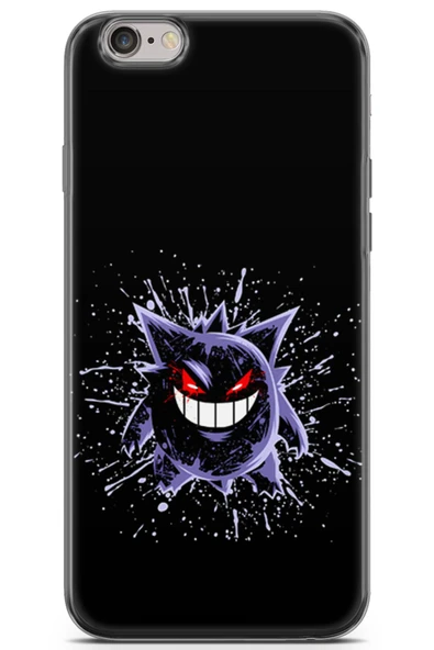 Uvilda Apple iPhone 6 6s Plus Uyumlu Pokemon 39 Şeffaf Pokemongo Gengar - 1