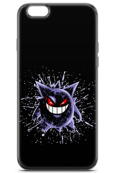 Uvilda Apple iPhone 6 6s Plus Uyumlu Pokemon 39 Şeffaf Pokemongo Gengar - 2