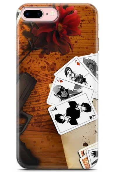 Uvilda Apple iPhone 7 Plus Uyumlu Manga 22 Hd Baskı Cowboy Bebop Cards