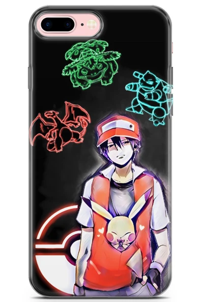 Uvilda Apple iPhone 7 Plus Uyumlu Pokemon 14 Hd Premium Pokemon Gameboy